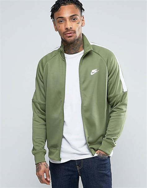 nike trainingsanzug herren tribute grüne|Nike – Tribute – Grüne Trainingsjacke, 678626.